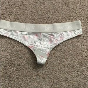 Pink Victoria’s Secret thong